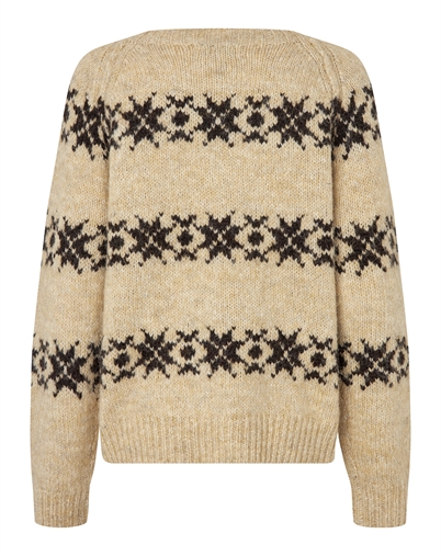 Lollys Laundry - LattieLL Strik - Creme 